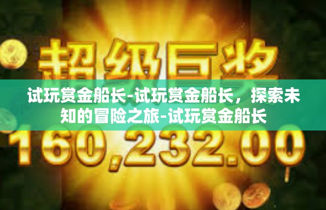 试玩赏金船长-试玩赏金船长，探索未知的冒险之旅-试玩赏金船长