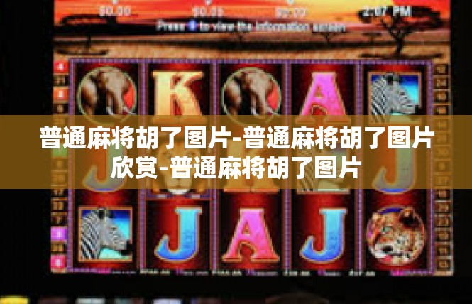 普通麻将胡了图片-普通麻将胡了图片欣赏-普通麻将胡了图片