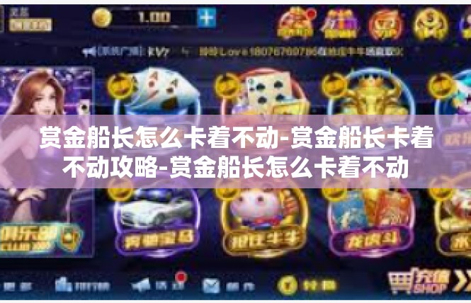 赏金船长怎么卡着不动-赏金船长卡着不动攻略-赏金船长怎么卡着不动