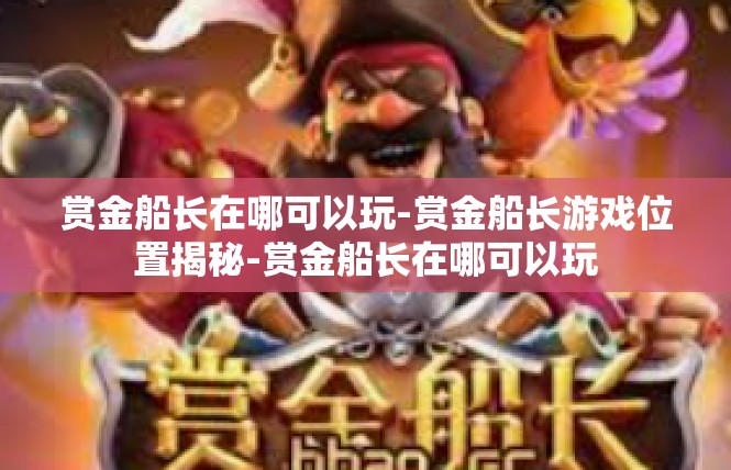赏金船长在哪可以玩-赏金船长游戏位置揭秘-赏金船长在哪可以玩