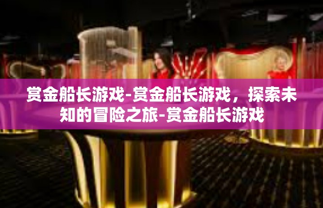 赏金船长游戏-赏金船长游戏，探索未知的冒险之旅-赏金船长游戏