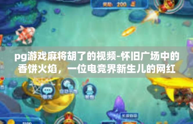 pg游戏麻将胡了的视频-怀旧广场中的香饼火焰，一位电竞界新生儿的网红搏彩直播日志-pg游戏麻将胡了的视频